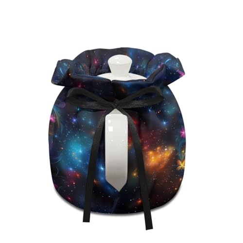 Image of Xoenoiee Tea Pot Cosy Cotton Tea Cozy for Teapots Dust Cover Colorful Butterfly Floral Galaxy Insulated Kettle Cover Teapot Warmer for Home Kitchen Decorative Accessories