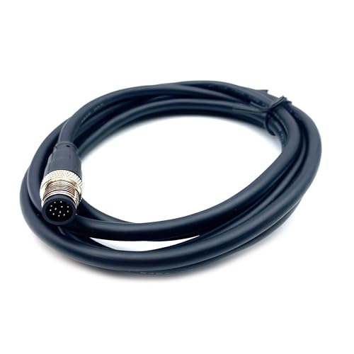 Cable conector macho M12 12 pines, 0.5 metros miniatura 2