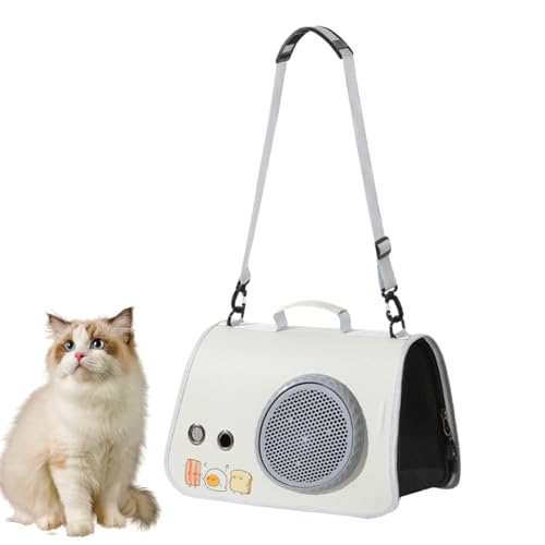 Transportín para Perros - Bolso de Viaje para Mascotas con Asa de Hombro - Tote Grande para Transporte de Animales con Correa Ajustable y Transpirable para Adultos Hombres Mujeres Mayores