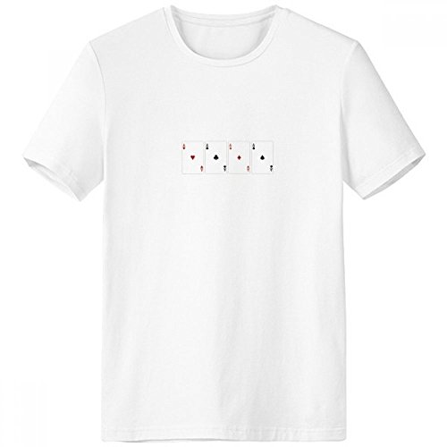 T-shirt motif ras du cou blanc anti-déformation et respirant pour homme forte corpulence