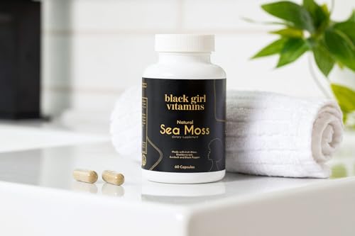 Black Girl Vitamins Organic Sea Moss Capsules – 92 Minerals Superfood Supplement | Vegan Sea Moss Pills for Thyroid, Digestive & Immune Support | Black-Owned, Non-GMO - Image 7