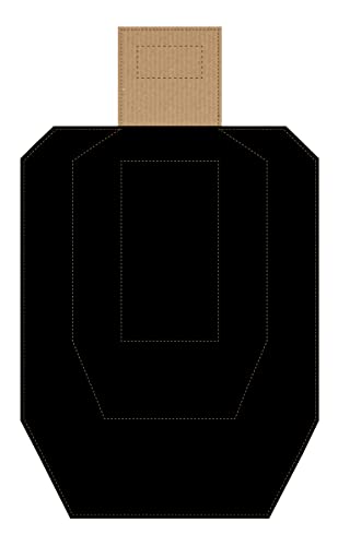 Image of Official USPSA /IPSC Cardboard Targets, Competition Torso Target, Silhouette Shooting Target, Cardboard Targets. Made in USA