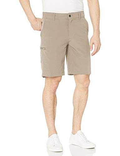 Lee Men's Performance Series Tri-Flex Short, Pebble, 38