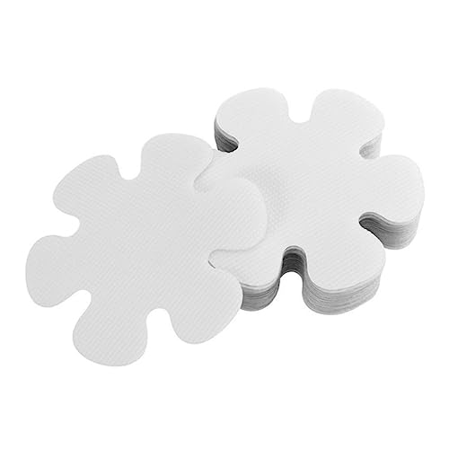 BESTYASH 20Pcs Slip Bathroom Stickers Self Adhesive Non Skid Decals for Tiles Glass and Tub Round Flower Shape for Safety Bath
