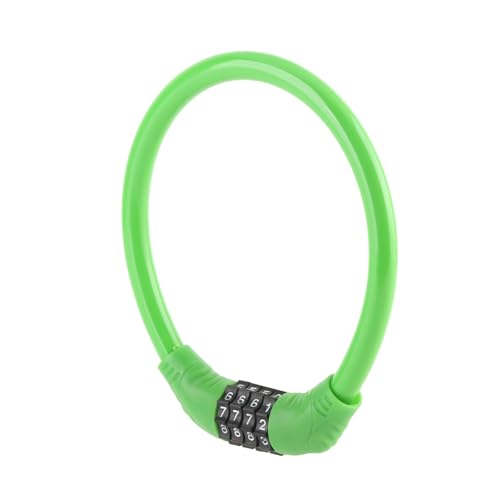Candado de Cable para Bicicleta, 4 Dígitos miniatura 3