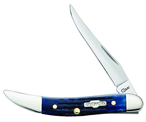 Case WR XX Pocket Knife Navy Blue Small Texas Toothpick Item #2804 - (610096 SS) - Length Closed: 3 Inches