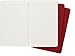 Moleskine Cahier Journal, Soft Cover, Large (5" x 8.25") Ruled/Lined, Cranberry Red, 80 Pages (Set of 3)