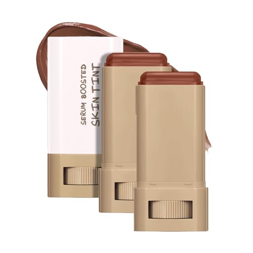 Foundation Contour Stick, Multi-color Moisturizing Essence Stick, Brightens Skin and Moisturizes(Color2,2pcs)