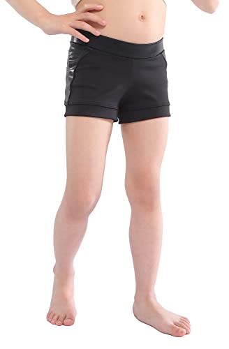 Gymnastics and Dance Shorts for Girls Boy Cut Low Rise Shorts Spandex Booty Shorts4