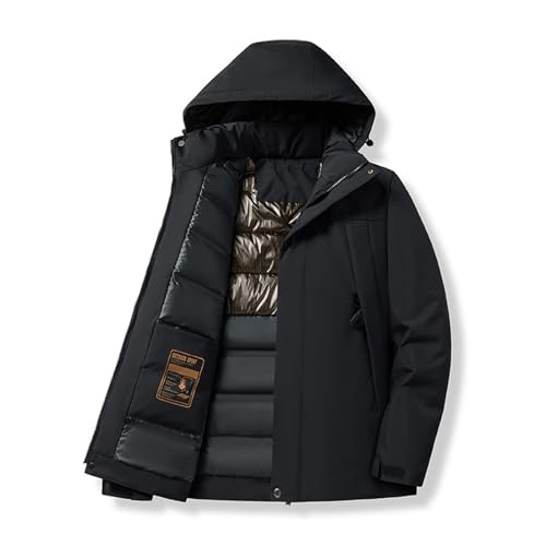 NUSGEAR Chaqueta con Capucha Mujer Impermeable Abrigo de plumas mujer con Cremalleras Bolsillo Senderismo Chaqueta Deportiva Casual Abrigo Cálido Gruesos Cárdigan al Aire Libre