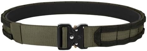 KRYDEX Quick Release Rigger MOLLE Belt 1.75 Inch Inner & Outer Tactical Heavy Duty Belt