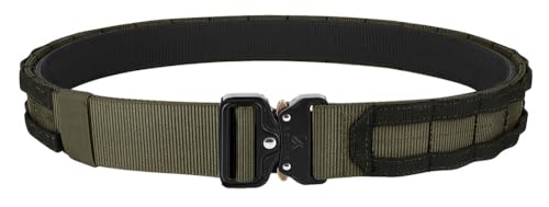 KRYDEX Quick Release Rigger MOLLE Belt 1.75 Inch Inner & Outer Tactical Heavy Duty Belt