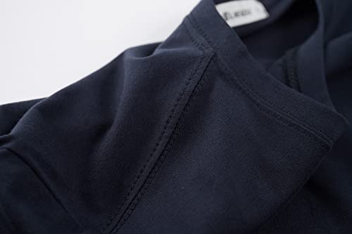 Image of KLIEGOU Men's 100% Cotton Longline T-Shirt, Pre-Shrunk Soft
