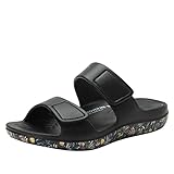 Alegria Womens Orbyt Fruit Punch Double Strap Lightweight Recovery Slide Comfort Sandal 8-8.5 M US