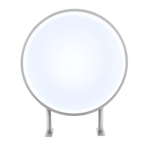 Caja de luz LED redonda de doble cara redonda de 10 W, cartel luminoso, IP67, resistente al agua, montaje en pared, caja de luz redonda para tiendas, supermercados