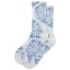 Knit Radial Tie Die (White)