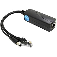 Revotech 12V/2A Activo, PoE Divisor DC 5.5 * 2.5mm Enchufe, 48V