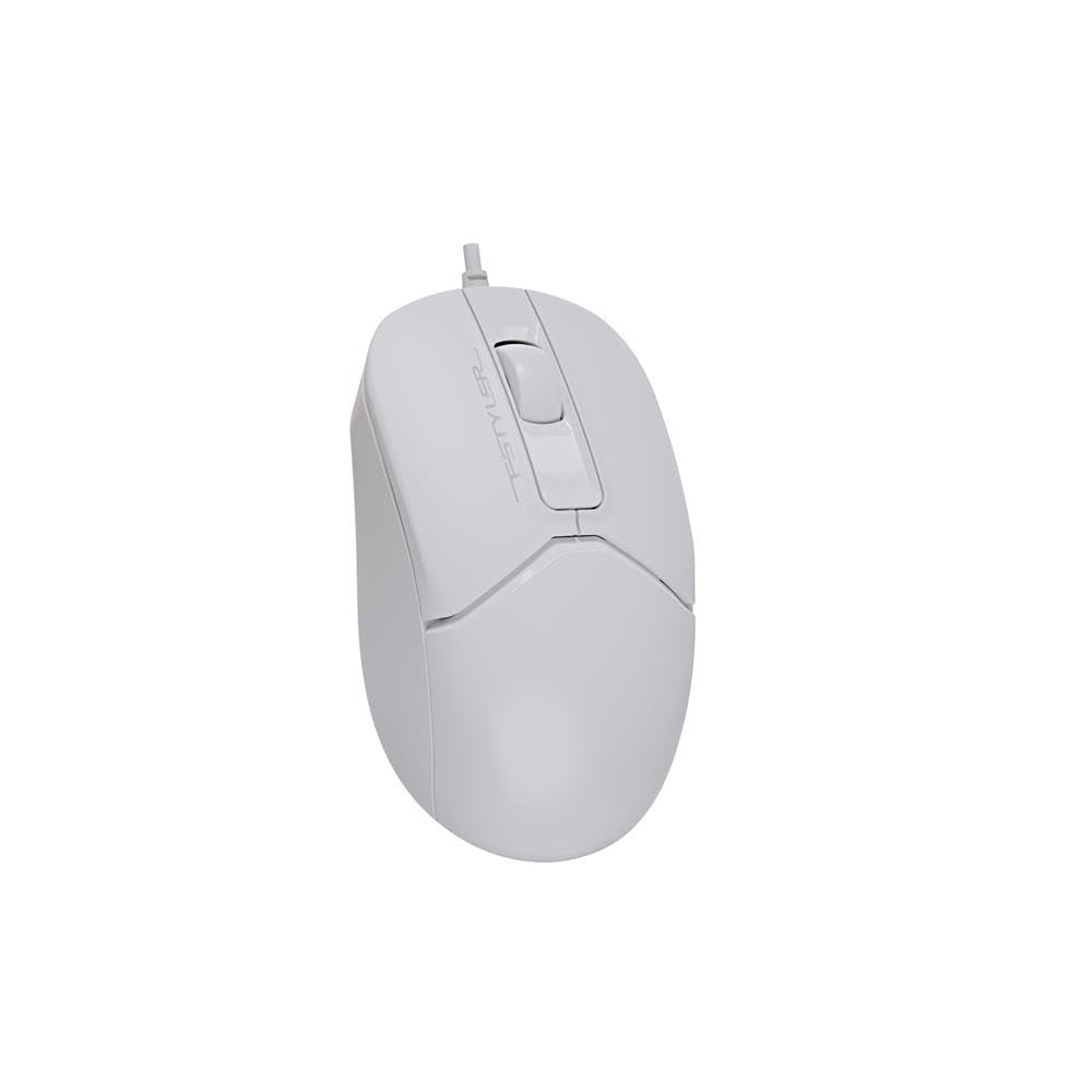 A4 Tech FM12 Fstyler USB Optik 1200DPI Mouse, 4 Yönlü, Beyaz
