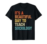 Vintage Sociology Teacher Retro Sociology Class Professor T-Shirt, Men, Black, Small