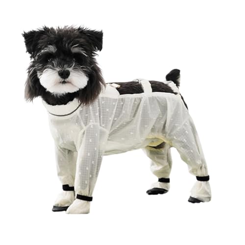 Mediums Dog Dustproof Pants with Paws Protectors Protective Clothing with Adjustable Strap for Walking Camping Dog AntiDust Pant