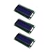 Teyleten Robot LCD1602 LCD Display Screen Module 16X2 Character Serial Blue Backlight LCD Module PCF8574T PCF8574 IIC I2C for Raspberry Pi Arduino STM32 DIY (3PCS)