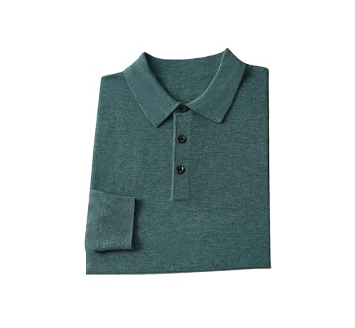 Men's Merino Wool Sweater Winter Cashmere Knitwear Casual Loose Pullover Warm Soft Tops