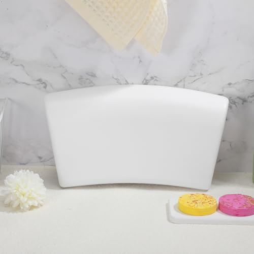 Oreiller de bain en PU avec ventouses de fixation pour la nuque - 6