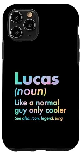 Lucas Like A Normal Guy Only Cooler Legend King �t�@�[�X�g�l�[�� �X�}�z�P�[�X iPhone 11 Pro �p