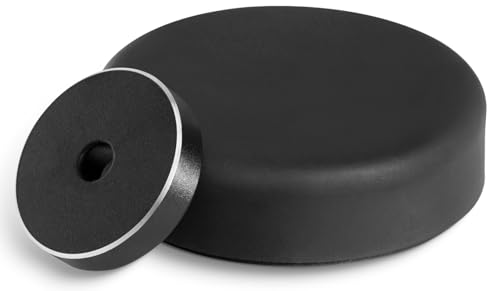 Saiyin Turntable Record Weight Stabilizer with Aluminum 45 RPM Adapter and Low Profile to Fits Under...