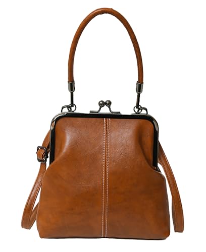 2025 Crossbody Shoulder Bags Top Handle Bucket Handbag for Women Clutch Purse Slouchy Leather Satchel Bags