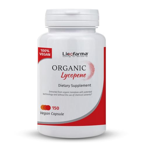 Organic Lycopene | Antioxidant Natural Supplement | with Organic Lycopene from Tomato | 150 Capsule Pack