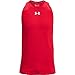 Under Armour Men's Baseline Cotton Tank , Red (600)/Summit White, X-Large