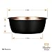 Neater Pet Brands Hammered Decorative Designer Bowls - Luxury Style Premium Dog...
