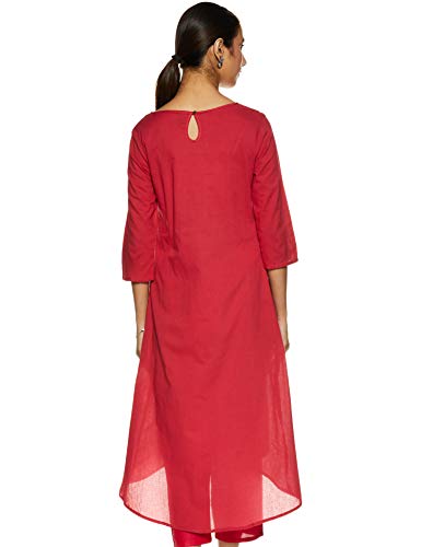 Image of Amazon Brand - Myx Women's Cotton A-Line Kurta