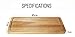 Tabla de cortar de madera de roble Premium. Tabla de corte extra...