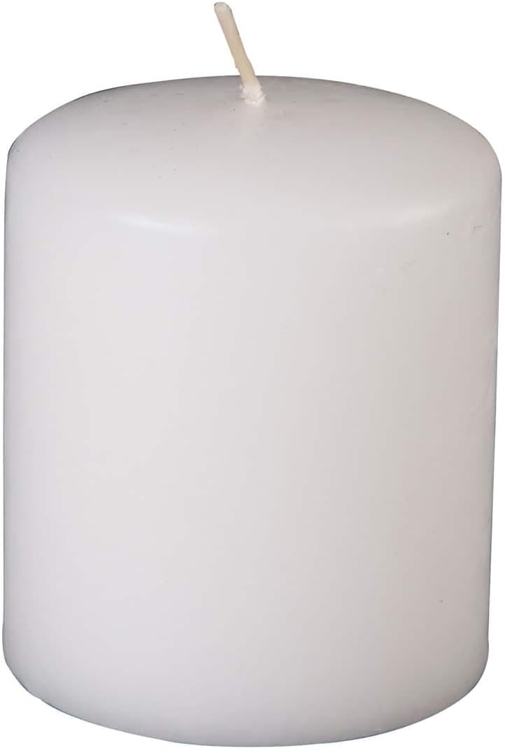 Ashland 2" x 2" Fresh Linen Mini Pillar Candle, 24 Pack