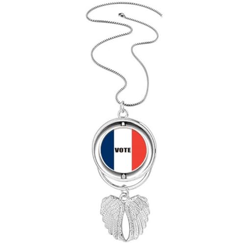 Pendentif drapeau de la France pour les soirées électorales et rassemblements