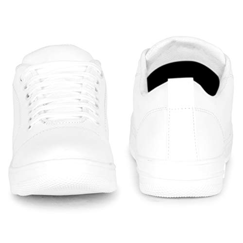 Image of Kraasa ReviveRetro White Sneakers for Men|Casual Shoes for Men|Streetwear Fashion Sneakers for Men