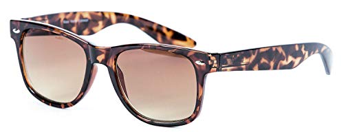 Classic Style Full Lens (No Bifocal) Unisex Reading Sunglasses with Spring Hinges & Maximum UV Protection2