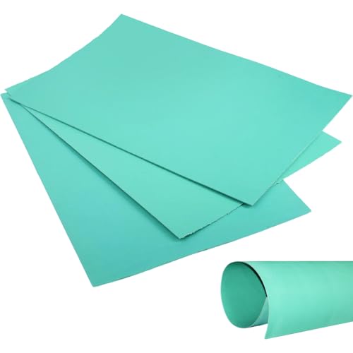 RowGlow 3 Blatt Dichtungspapier Asbestfrei Motor Zylinderkopf Ölwanne Ölfiltergehäuse 0 8 Mm 1 Mm 1 5 Mm Hochtemperaturbeständig Bis 450 C Dichtungsplatte Benzin Diesel Öl Kleinmotoren (green)
