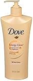 Dove Energy Glow Shimmering Lotion, All Skin Tones, Packaging May Vary, 10.8 Ounce (320 Ml)