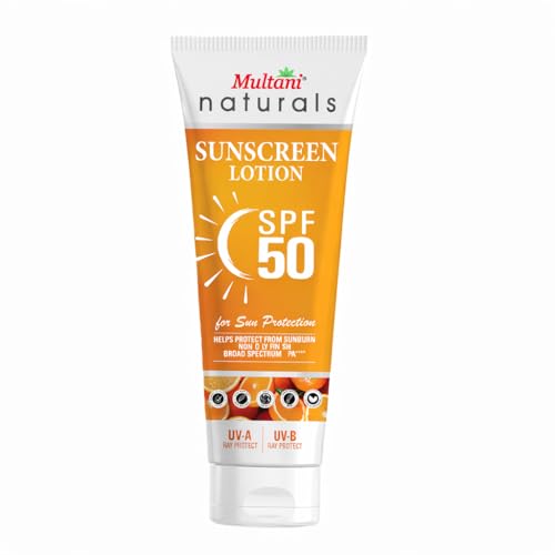 Multani Natural Sunscreen SPF 50 PA++++ | Lightweight & Non-Greas...