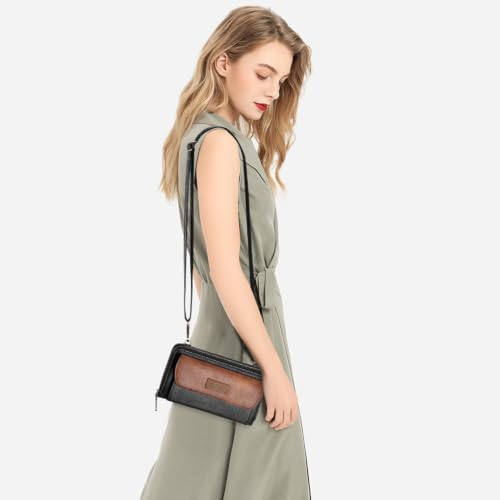 Image of SENDEFN Small Crossbody Phone Purses for Women Vegan Leather Crossbody Bags Shoulder Handbags