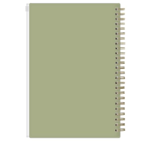 Carnet de notes non daté 160 pages lignées avec poche zippée Blue Sky Day Designer