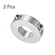 QUARKZMAN 2Stk Geteilte Stellringe 22mm 45mm AD 12mm Breite Aluminiumlegierung Tiefenanschlagringe Klemm für Stopfen Positionshalter Zahnräder Maschine Hilfsmittel Industrie Eloxierung