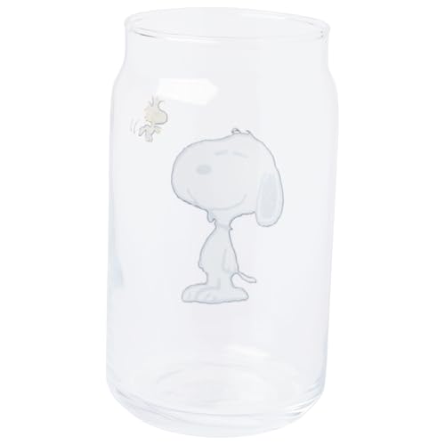 Silver Buffalo Peanuts Featuring Charlie Brown, Snoopy, Woodstock, Lucy, and Linus 4 Pack Pint Can Glass Set, 16 Ounces by Silver Buffalo - Image 3