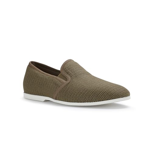 Image of Ferro Aldo Men's Slip-On Loafers | Woven Espadrille & Classic Styles | Casual & Formal Dress Shoes