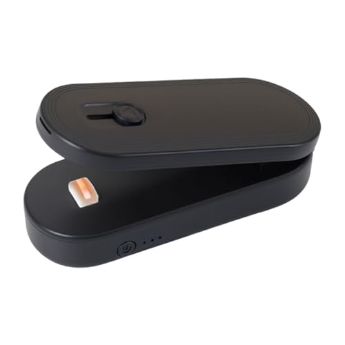 Cierre de bolsas – Herramienta de conservación de alimentos recargable USB – Sellador de bolsas para restos, viajes, camping de coche y al aire libre
