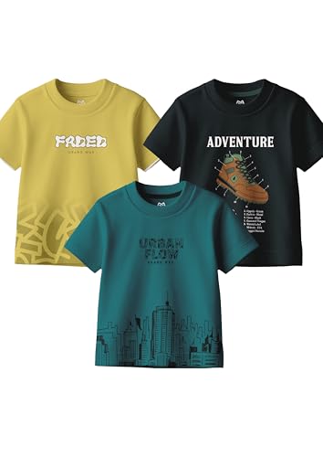 Image of GRAND MAX Boys' T-Shirt Combo Pack of 3