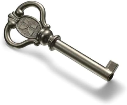 Replacement Parts for Howard Miller Grandfather Clock Curio Door Key Nickel Finish Logo Clock Making Parts